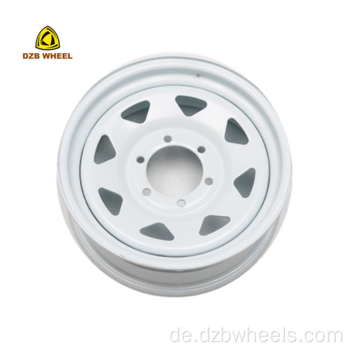 6x139.7 5x7 8 Spoke Chrom Trailer Wheel